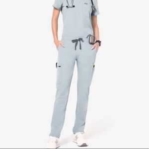 Figs Discontinued Dusty Blue Zamora Joggers